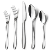 HaWare 40-piece set for eight with mirror-polished finish for elegant dining.