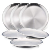 HaWare 6-piece kids plates 8-inch for daily meals, durable and kid-friendly.