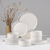 HaWare dinnerware ripple surface showcases a cosmos glaze for refined dining