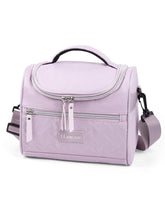Hawave lunch bag front pocket purple for quick access at work.