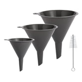 HAYAWEY three-piece funnel set for precise transfers and space-saving storage