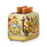 Hazel Quinn x Eduardo Recife toaster front view shows compact two-slice design for small kitchens.