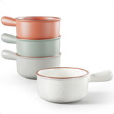 HB Design Co ceramic soup bowls with handles highlight versatile 15 oz capacity for soups at home