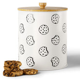 HB Design Co cookie jar with airtight lid seals freshness for cookies