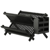 HBlife dish rack bamboo construction highlights sturdy, natural finish for everyday drying.
