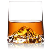 HCYCFY Mountain peak glass for aerated whiskey tasting at home.