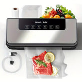HDView food storage vacuum sealer front view for easy kitchen organization.