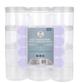 Healthy Packers 8oz slime container with clear lid for visible contents.