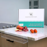 HearthCollections acrylic cutting board with counter lip provides mess-free prep on countertops