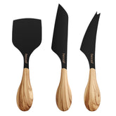 hecef cheese knife set pronged knife ideal for firm cheeses on a stylish board