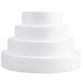 Hedume cake dummy 6-inch round front view for wedding displays