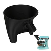 Heiluxe flour funnel attachment guides flour cleanly into the KitchenAid bowl.
