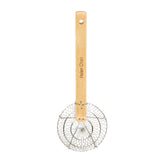 Helen's Asian Kitchen spider strainer, 5-inch diameter, for quick draining of small batches.