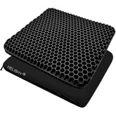 Helishy Egg Gel Seat Cushion with honeycomb design distributes pressure for comfort.