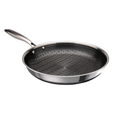 Hell's Kitchen Hybrid 11-inch pan main view highlighting the nonstick interior for easy sautéing.