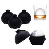 Helpcook ice ball mold 4-pack front view for giant 2.5-inch ice spheres to chill cocktails without dilution.