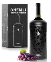 Hemli wine bottle chiller outer shows a sleek, modern finish for stylish outdoor entertaining.