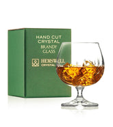 Hemswell Crystal Wicklow Brandy Snifter 8.5oz ready for savoring cognac