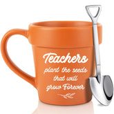 Henghere Teacher Garden Pot Mug with gift-ready packaging for teachers