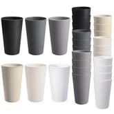 HEYCOME 24-pack unbreakable 20 oz cups for home and outdoor use