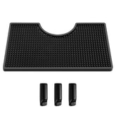 Hgkeke beer tower drip tray front view with non-slip spill protection