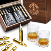 Hgsoor two lead free whiskey glasses for stylish pours and easy handling