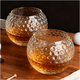 HiBathti golf whiskey glasses two-pack with premium feel for toast-worthy moments