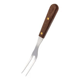 HIC Kitchen Granny Fork with walnut handle for precise lifting and turning