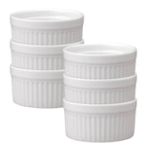 HIC Kitchen Souffle Ramekin 6oz for individual portions and elegant presentation.