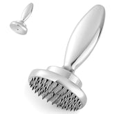 Hicook reversible meat tenderizer with flat side shown for even chicken breasts.