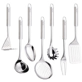HIFIND stainless steel ladle for soups with a sturdy grip.