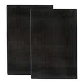 Highball & Chaser bar mat, front view, sturdy 0.5 inch thick for stability.