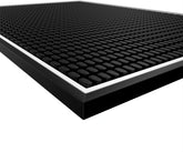 Highball & Chaser bar mat spill-control keeps counters dry during drinks