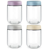 HIGLASTO 16oz overnight oats jar with airtight lid for fresh breakfast.