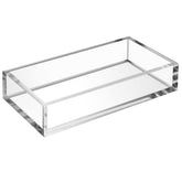 HIIMIEI acrylic napkin holder outer view highlights crystal-clear elegance for every table