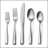 HIKAA 20-piece silverware knife with matte satin finish for daily meals