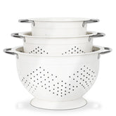 Hillbond 1.5 qt colander with a sturdy frame for quick pasta rinsing