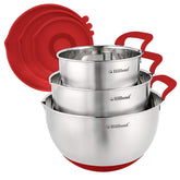 Hillbond mixing bowls nest for compact storage and easy prep.
