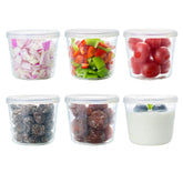 HillSpring small glass bowls with removable lids for meal prep and freshness.