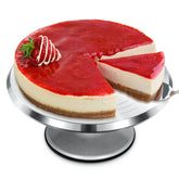 Himaly 12-inch cake stand base—sturdy aluminum for steady decorating