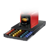 HiveNets capsule drawer with 60-pod capacity keeps coffee organized and accessible.