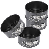 Hiware mini springform pan set for cheesecakes; easy release and perfect single servings.