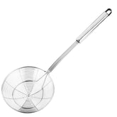 Hiware solid stainless steel spider strainer 7-inch bowl drains oil efficiently for frying