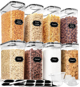 HKJ Chef cereal container with pour spout for mess-free serving.