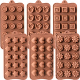 HKUCFTT flower mold for chocolates and candies with easy release.
