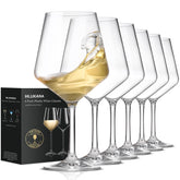 Hlukana unbreakable wine glasses 6-set, ideal for poolside parties.