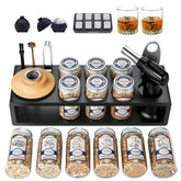 HMYBAR whiskey smoker kit with torch assembly for bold smoky cocktails at home