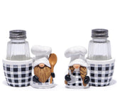 Hodao Chef Gnome salt and pepper set base, stylish centerpiece for table decor
