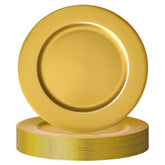 Hoemwarm 18-piece golden charger plates set for elegant events