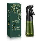 hoforife 6oz glass olive oil sprayer with green bottle for precise coating